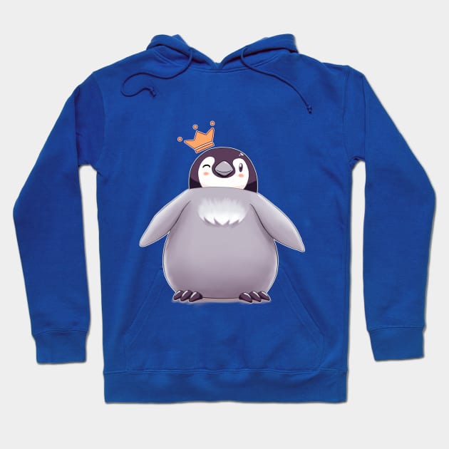 Emperor Penguin Chick 2 (Plain) Hoodie by EdgeKagami